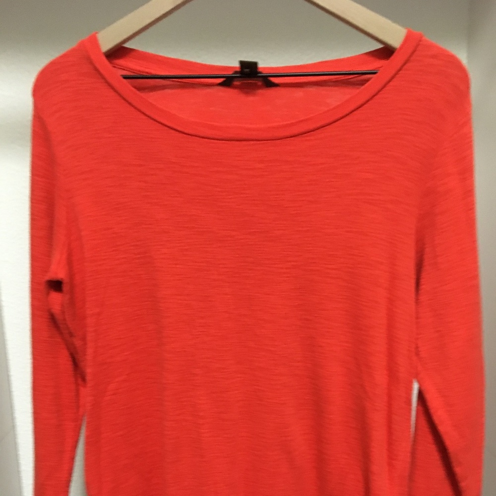 Tommy Bahama orange 3/4 length Women's top M